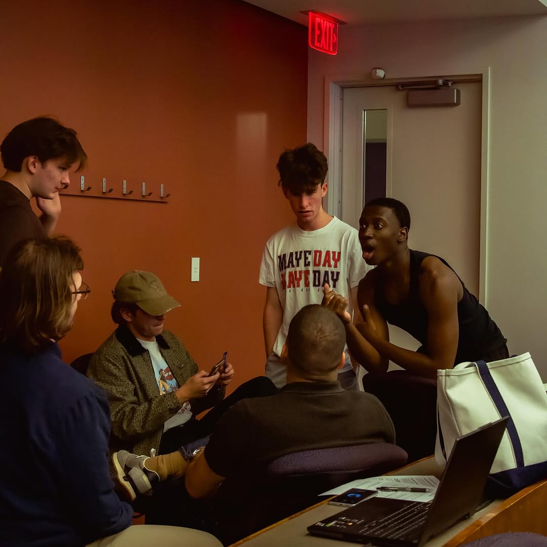 Club members collaborating