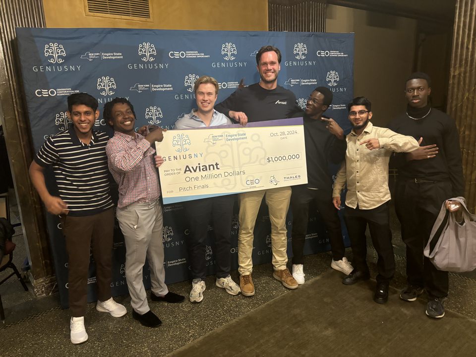 Club members at pitch finals competition